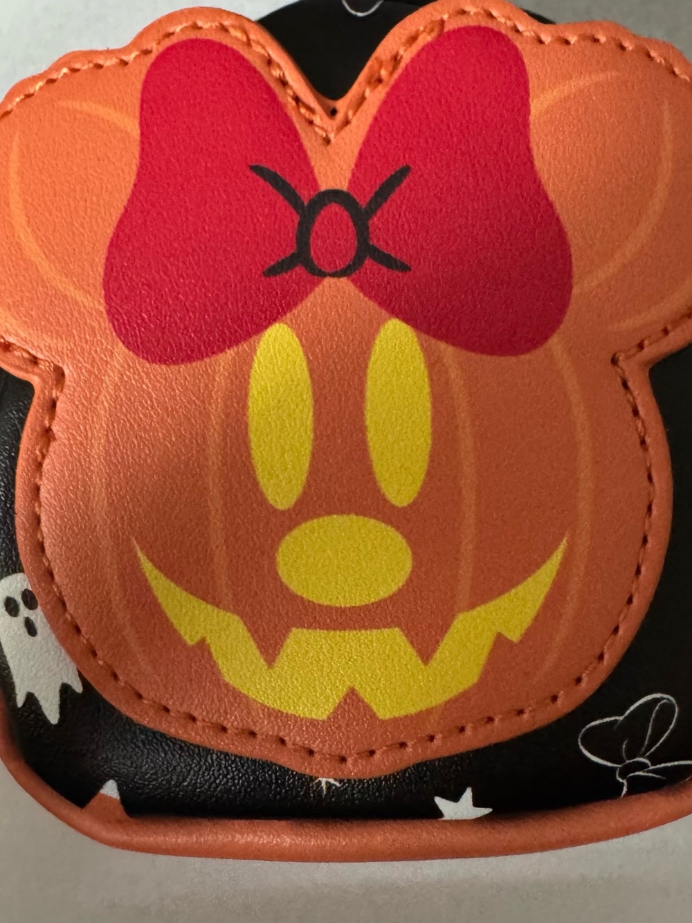 Her Universe Orange Pumpkin Minnie coin purse
